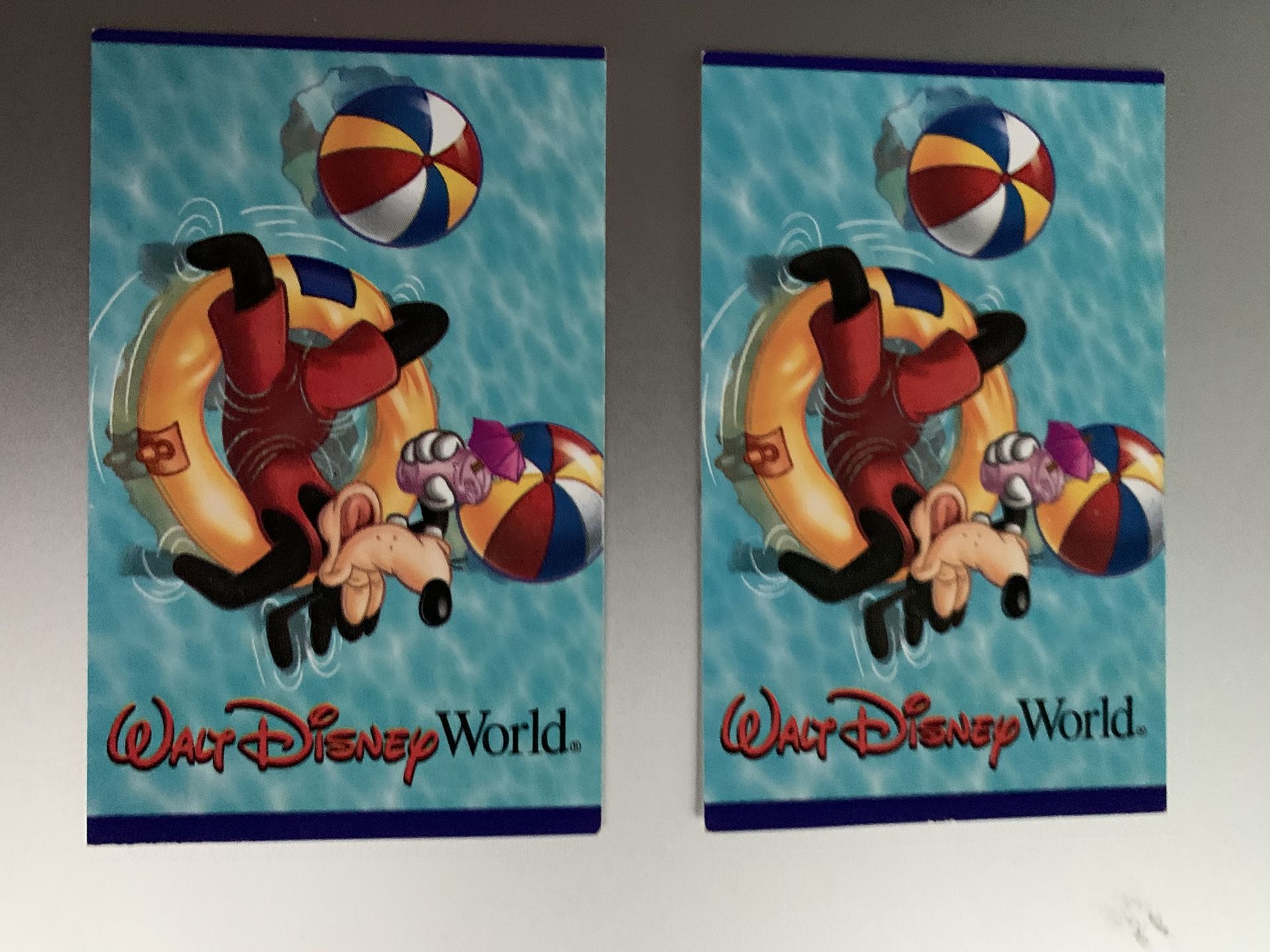 Walt Disney World Water Park Tickets (2)
