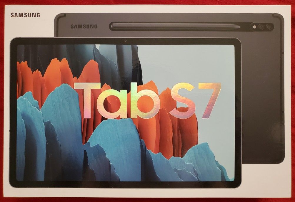 Samsung Tab S7 11" 256GB 8GB RAM Wifi Mystic Black NEW Sealed Free Shipping!