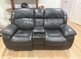 Gallery furniture leather theater seats