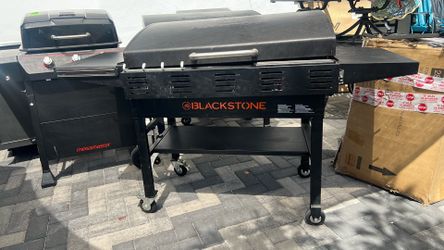 36” Black stone grilled