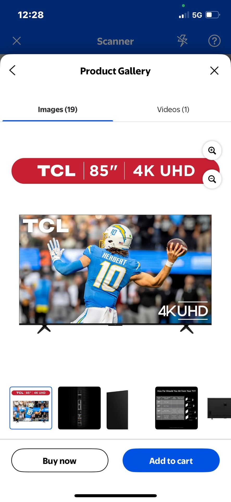 TCL 85” Class S5 (85S551G) 4K UHD HDR LED Smart TV with Google TV (NEW 2024) New 595$ Pick up Phoenix 43rd ave and Indian School
