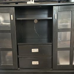  Tv Stand With Cupboard Sliding Doors