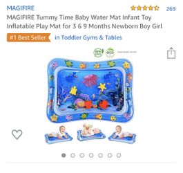 Tummy time water play mat
