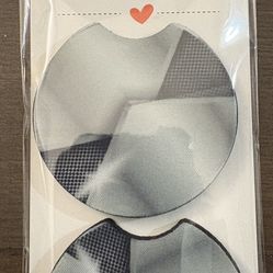 Pair of car coasters