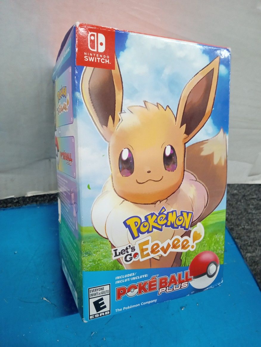 Pokemon Let's Go Eevee Pokeball Plus Bundle Mew Nintendo