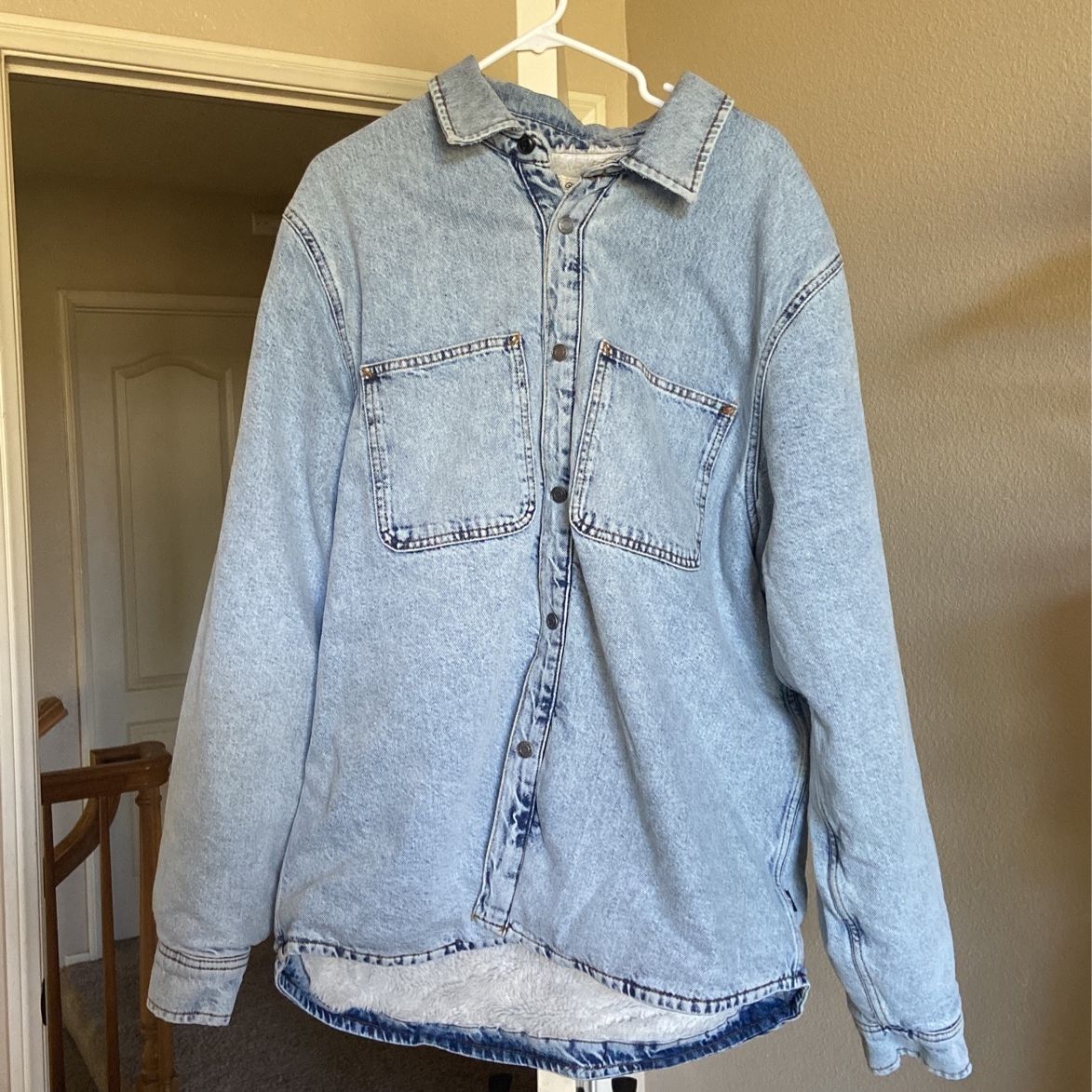 STUSSY SHERPA LINED DENIM SHIRT | XL for Sale in Anaheim, CA