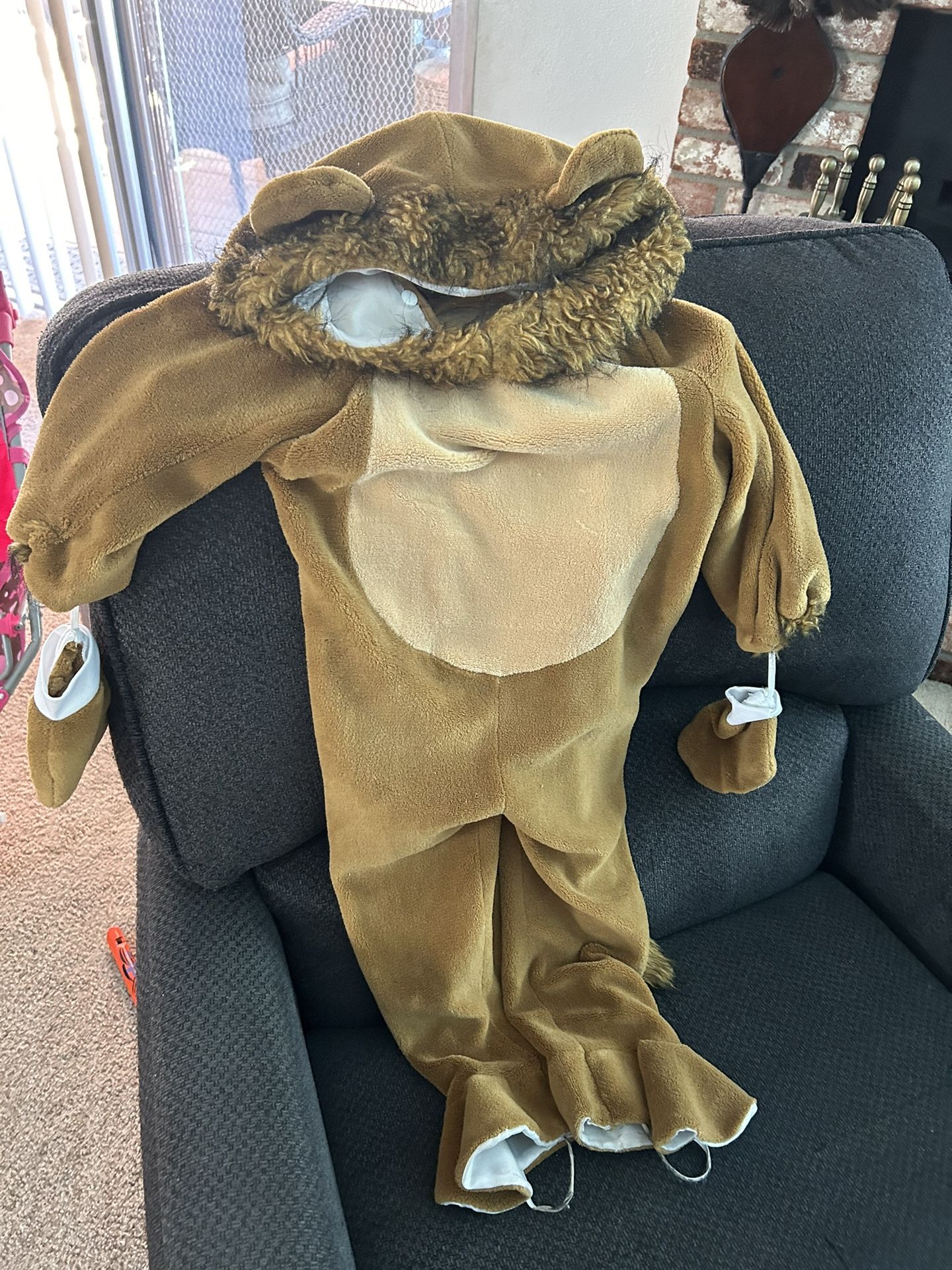 Lion Kids Costume Size 3-4T