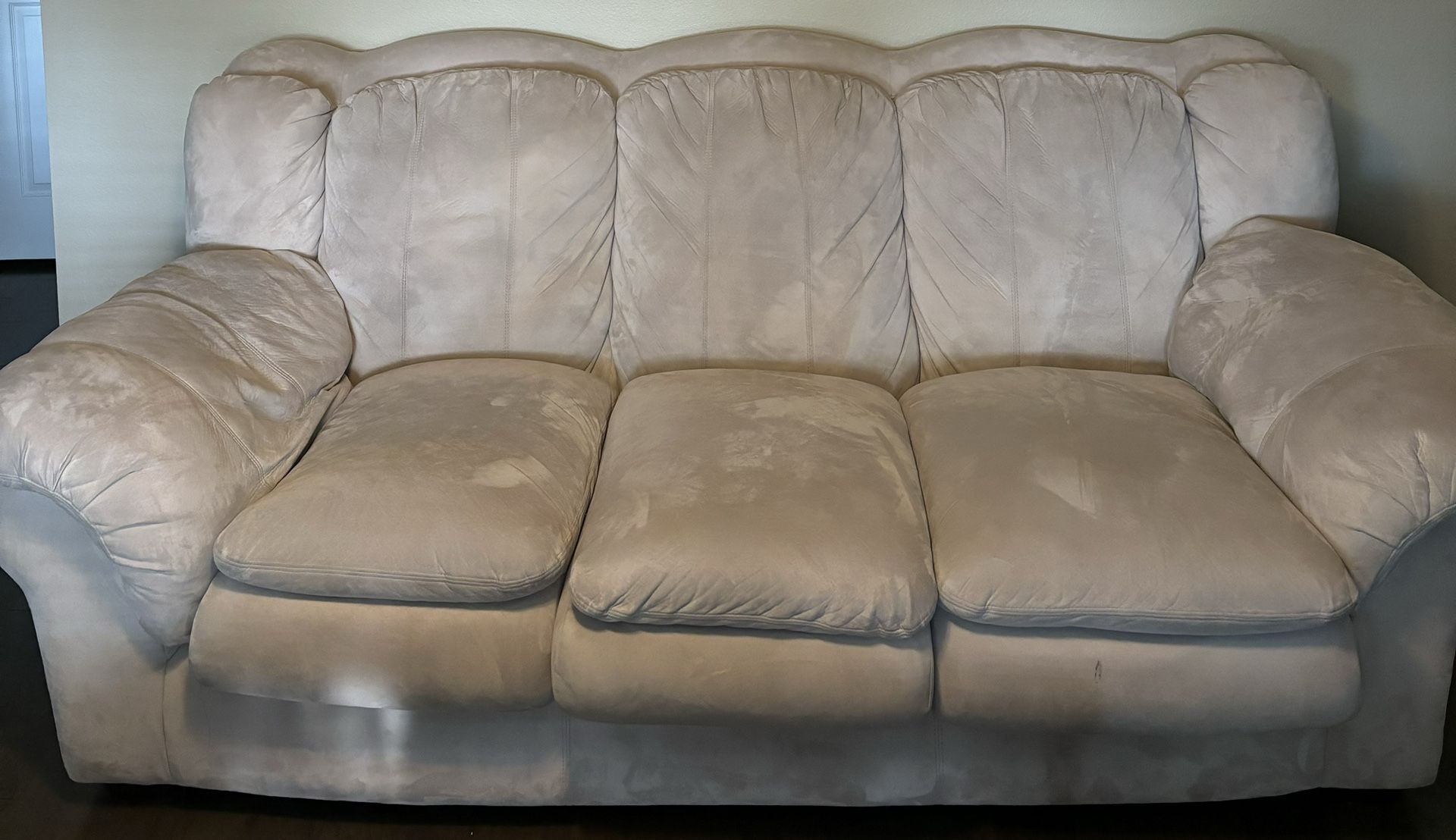 Microfiber sofa & loveseat 