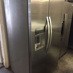 Refrigerator Stainless Steel Side By Side 