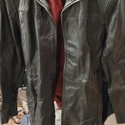 Worthington Leather Jacket Ladies Med