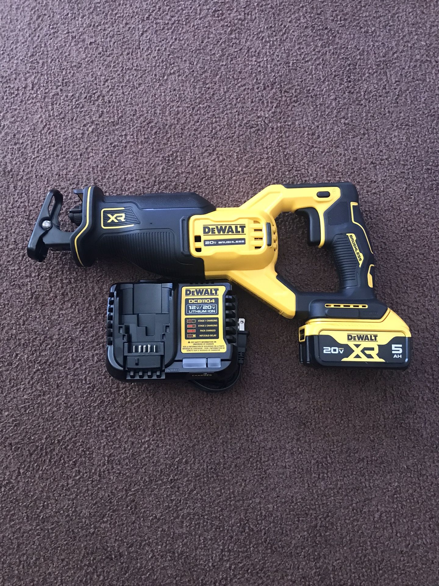 Dewalt Sawzall XR Battery And Charger New