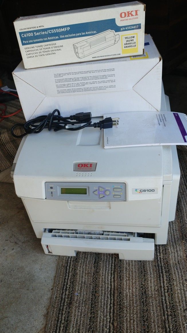 Oki C6100 Laser Printer