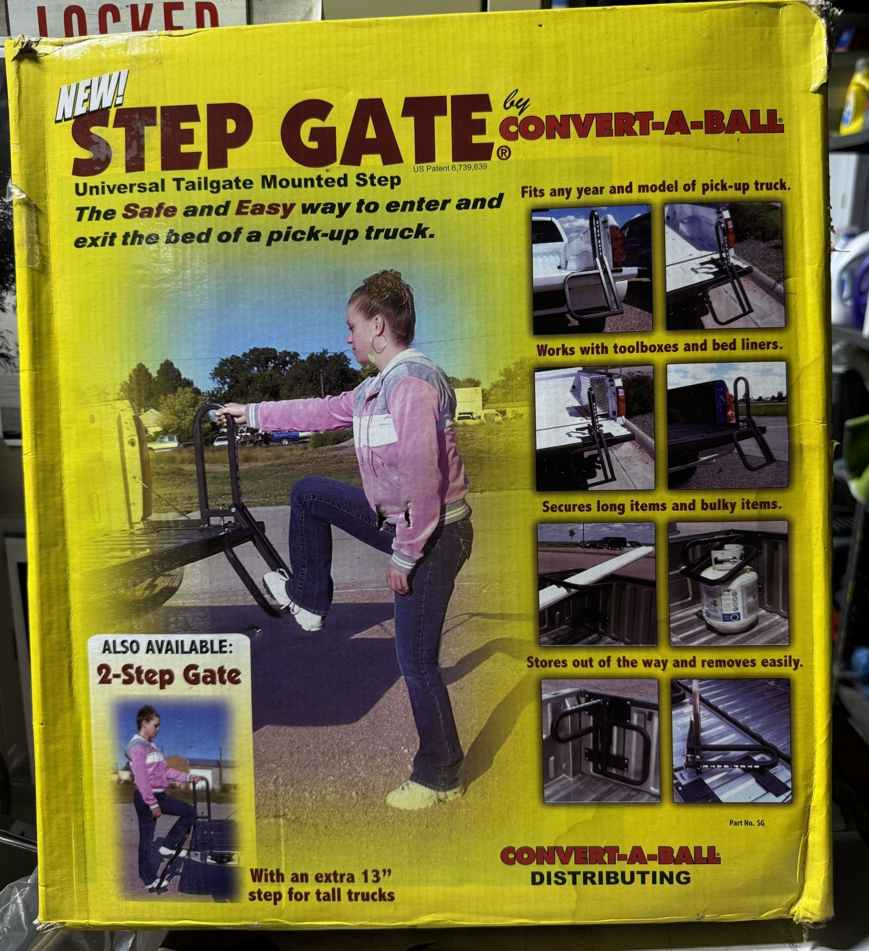 Universal Tailgate Mount Step by convert a ball