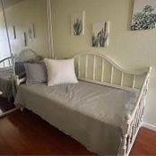 Twin Bed With Mattress And Frame, Chair