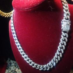 White Gold 16" Choker, 18" Shorty & 26" Long Set