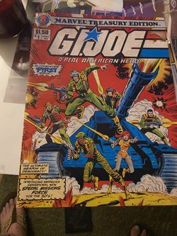 1982 GI Joe A Real American Hero #1  Special Treasury Edition Marvel Comic