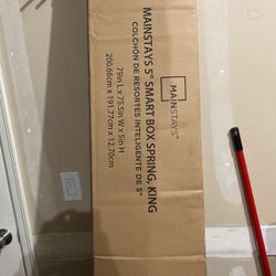 Mainstays 5 Inch Smart Box Spring KING