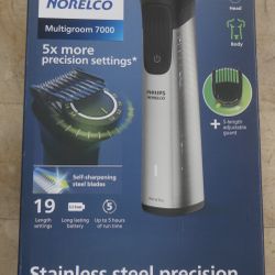 Philips Norelco Multigroom 7000 Stainless Steel Precision Model MG7910/49 890793-1