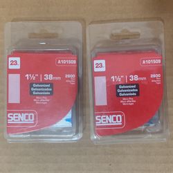 Senco  23-Gauge x 1-1/2-Inch Electro Galvanized Headless Micropins X2