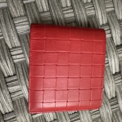 Bottega Veneta Bi Fold Wallet (RED)