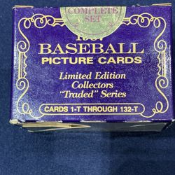 1987 Topps Traded Tiffany Complete Set