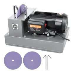 Lawn Mower Blade Sharpener, 1HP 750W Lawnmower Blade Grinder with 9-inch Ceramic Grinding Wheel,