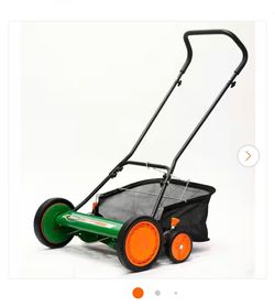 NEW IN BOX  Scotts 20 in. Manual Walk Behind Reel Lawn Mower, Includes Grass Catcher