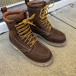 Size 8 Men Iron Age Work Boot Safety Toe