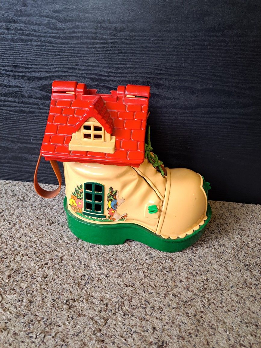 Vintage Shoe House Toy