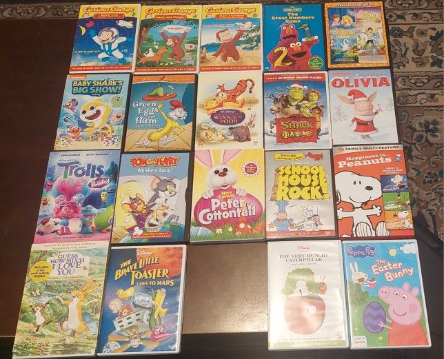 Assorted Children's DVDs