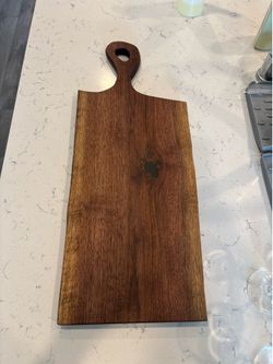 Hand made Live Edge Walnut Charcuterie Board
