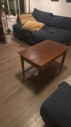 Vintage side table with a drawer