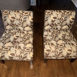 2 Used Chairs Pet Free Home