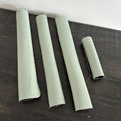 Leather Refrigerator Handle Covers Mint Green 