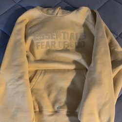 Essentials yellow hoodie 