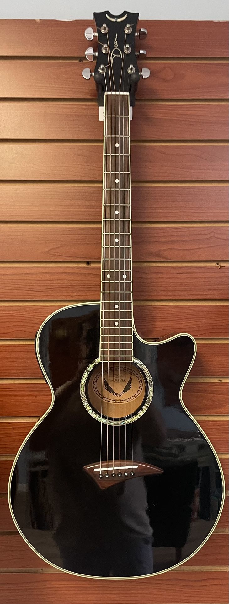 Dean PE CBK Performer E Acoustic-Electric Black Guitar