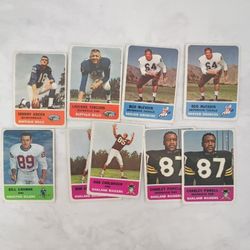 Vintage 1962 FLEER Football Cards 