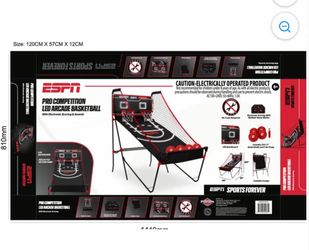 ESPN arcade basketball court