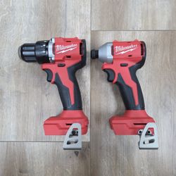NEW Milwaukee M18 Gen-2 Brushless Drill & Impact Driver Combo TOOLS ONLY