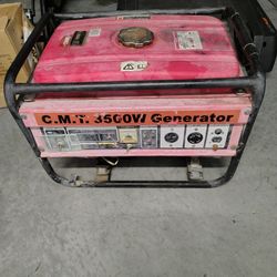 CMT GENERATOR 3500 WATT - RUNS GREAT! $200 OBO