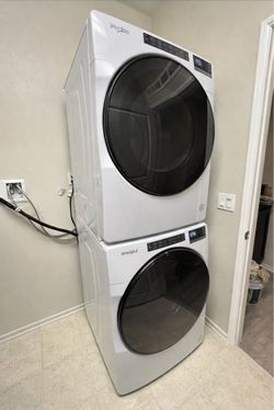 New washer and dryer
