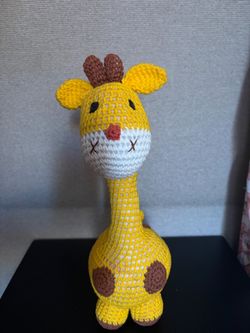 Croché giraffe-cow-frog $8 each