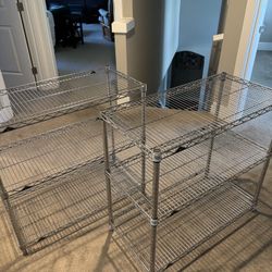Commercial Industrial Metro Shelving, 36” Stainless Steel