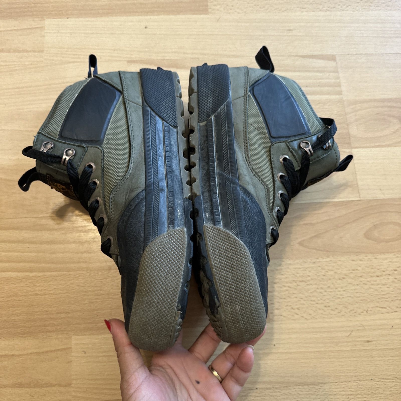 RARE Sz 8.5 - VANS MTE Half Cab GORETEX Cold Elements Hiker Olive Green RARE Sz 8.5 - VANS MTE Half Cab GORETEX Cold Elements Hiker  main image 4