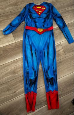 DC Comics blue Superman costume jumpsuit sz M
