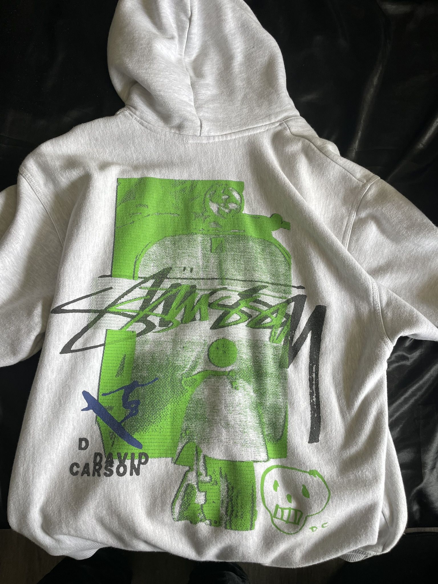 ★24SS 最新作★STUSSY DAVID CARSON VESPA HOODIE Buy Stussy David Carson Vespa Hoodie 'Ash Heather' - 3923912