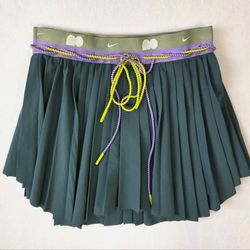 Nike Naomi Osaka Tennis Skirt Size M Faded Spruce Green Pleated