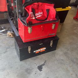 Toll Bag And Tool Boxes (Vintage)