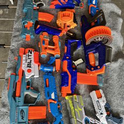 10 Nerf Guns for $75