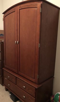 Wood tv stand or for clothes